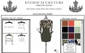 Screenshot des Studio 28 Couture DesignTools