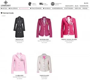 Limberry Damenmode zum Selbst Designen