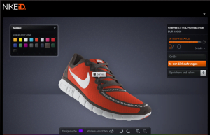 Sportschuh bei NIKEiD designen