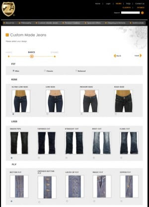 Jeans selbst designen bei Z2Jeans Co
