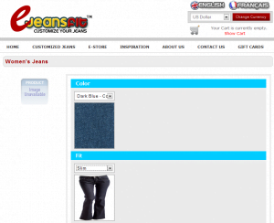 Individuelle Jeans bei EJeans Fit designen