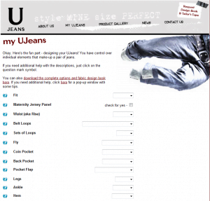 Jeans bei UJeans designen