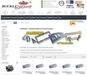 Buckleking Namebelts Gürtelschnallen