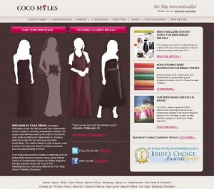 Coco Myles Webseite